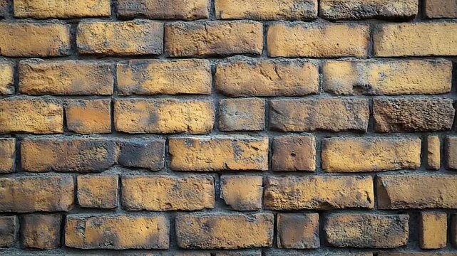 A close-up shot of a brick wall with a fire hydrant in focus