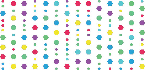 Vibrant abstract pattern of colorful oval shapes on white background