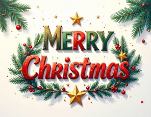 メリークリスマス　文字