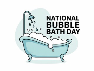 Celebrate national bubble bath day with a relaxing soapy soak in a vintage bathtub