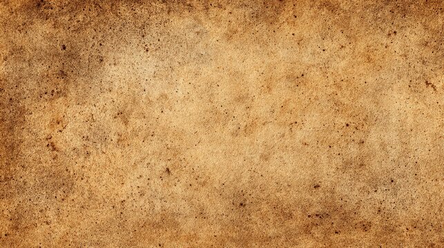 Aged parchment texture with sepia tones and rough grainy appearance, ideal for historical designs, digital projects, posters, and book covers, evoking timelessness and historical significance.