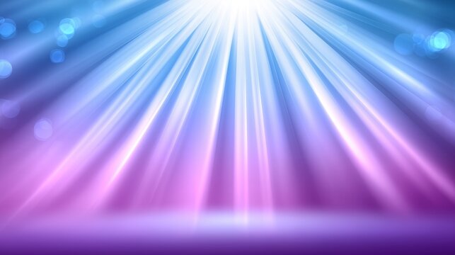 soft pastel sunlight rays background with gentle blue pink gradient