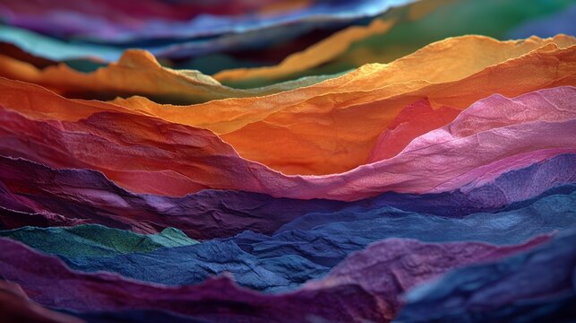 soft blended color bands with diffused compressed layers abstract overload - Powered by Adobe