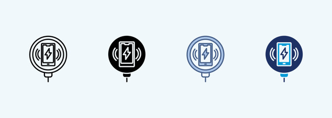 magnetic charger Multiple Style Icon Collection