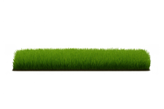 Rolled up green grass turf on transparent background creating a fresh lawn or gardening concept - Powered by Adobe