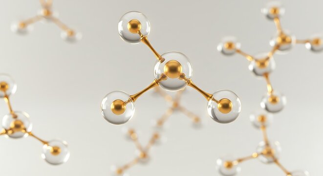 Golden Molecular Structure: Science and Innovation