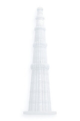 Qutub Minar Delhi &ndash; Historic UNESCO World Heritage Landmark Illustration