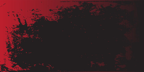 Black and red grunge. Distress overlay texture. Abstract surface dust and rough dirty wall background concept. Worn, torn, weathered effect.Eps 10