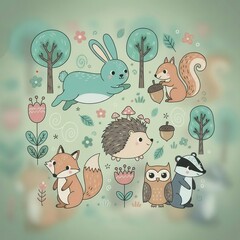 funny cartoon animal