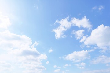 爽やかなキラキラの空の背景素材