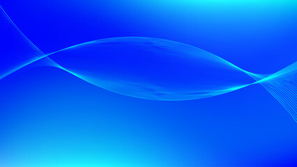 abstract blue background with waves