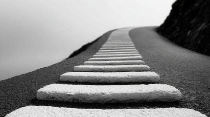 Corporate adaptation strategy roadmap icon concept elegant design for business case studies and strategic planning