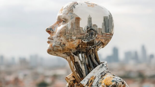 Corporate ai adaptation roadmap icon concept featuring a futuristic design for innovative business strategy development