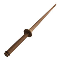 Naklejka premium Traditional shinai bamboo sword isolated on transparent background for kendo martial art