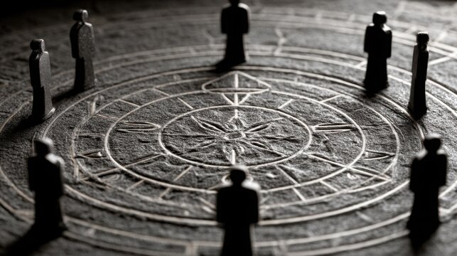 Corporate change management framework roadmap icon concept illustrating strategic planning and organizational development