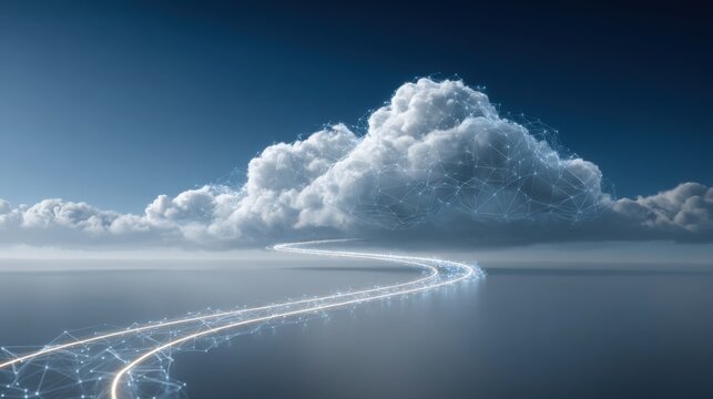 Corporate digital architecture roadmap icon concept diagram representing innovative strategies for business development