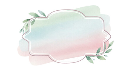 vector illustration of a decorative frame with flowers