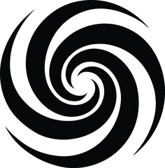 spiral vortex or cyclone symbol