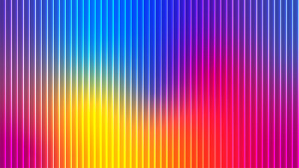 Vibrant rainbow gradient with vertical stripes and subtle textured effect
