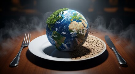 The planet on a dinner plate