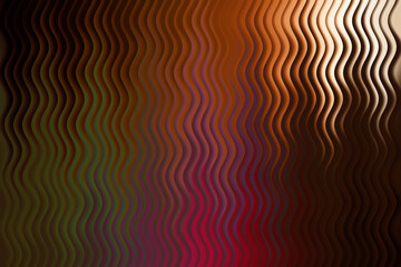 Abstract background with flowing vertical waves in shades of red and gold