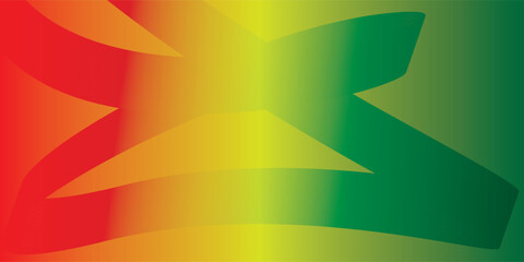 Abstract Geometric Design with Red Yellow and Green Gradient.