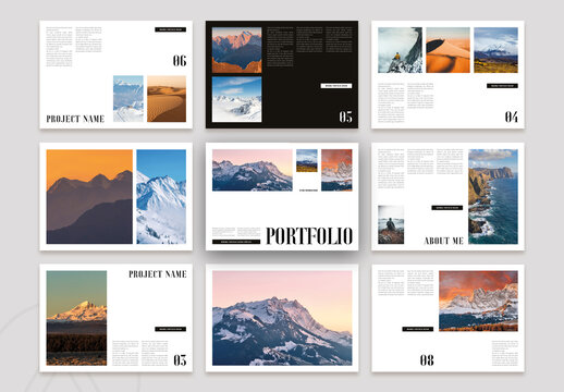Minimal Portfolio Landscape Template