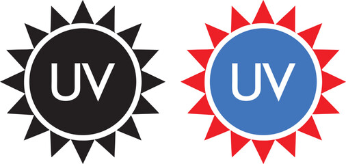 UV index sun symbol