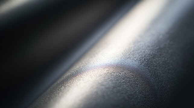 couter. Metal surface transitioning from rough matte to glossy finish with light reflections. safety posters, maintenance manuals, designed for precision metalworking and fabrication facilities.