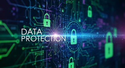 Obraz premium Indian Data Security Cyber Protection Network Locks & Digital Privacy Concept Image