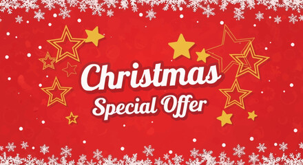 Christmas Special Offer Graphic Design for Holiday Promotions