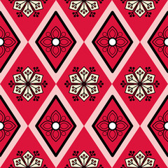 Basic Shape, Floral Vector Geometric pattern with retro-inspired shapes, trendy color palette, and versatile layout. Great for digital art, poster design, and web backgrounds.”