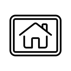 Obraz premium Home Button Icon