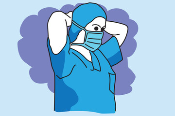doctor working