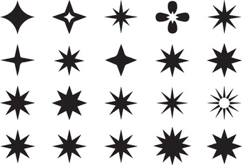 Star icon set