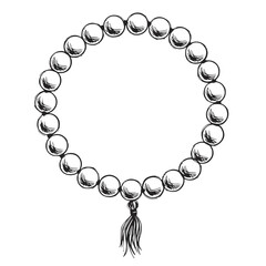 Obraz premium Traditional Mala Prayer Beads 