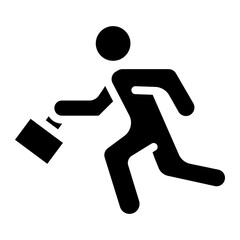 office employees Solid icon