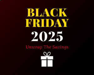 Fototapeta premium black friday 2025 mega sale shopping promo
