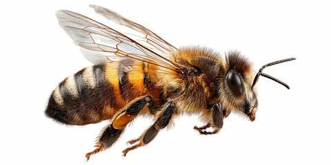 Isolated Flying Bee bee, garden, flying, isolated, flower, insect, nature