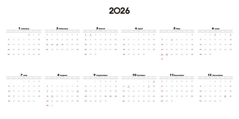 26Calendar,26년대형달력