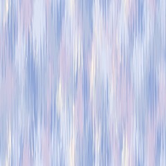 Obraz premium Modern Ikat Winter Stripe Ikat: Vertical Streaked Texture in Blue, Lavender, and White with Frosted Rhythm