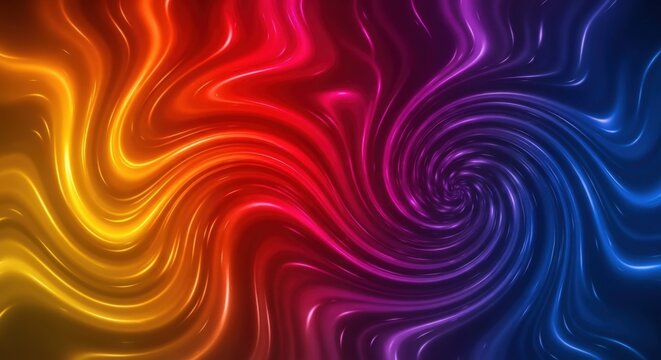 Abstract Fiery and Purple Vortex