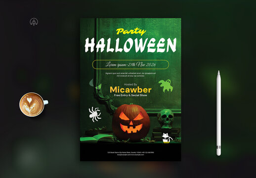 Halloween Flyer Layout