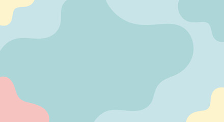 Soft Pastel Blob Backgrounds for a Gentle and Soothing Aesthetic