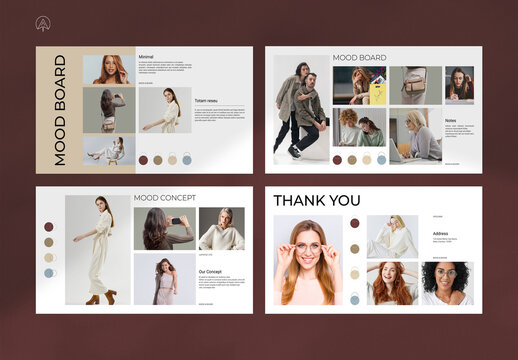 Minimal Mood Board Layout