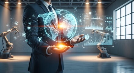 Global technology innovation business digital transformation automation management future