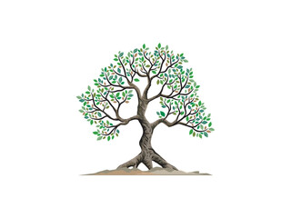mangroves vector illustrations, tree logo design