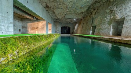 Exploring the Vibrant Eco-System of a Unique Algae Farm Hidden Inside a Stunning Nuclear Cooling Tower