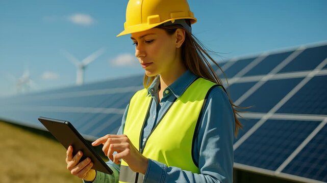 Renewable Energy Sector Engineering Work Enhances Technology, Efficiency, and Sustainability in Solar Panel Projects Under Clear Skies