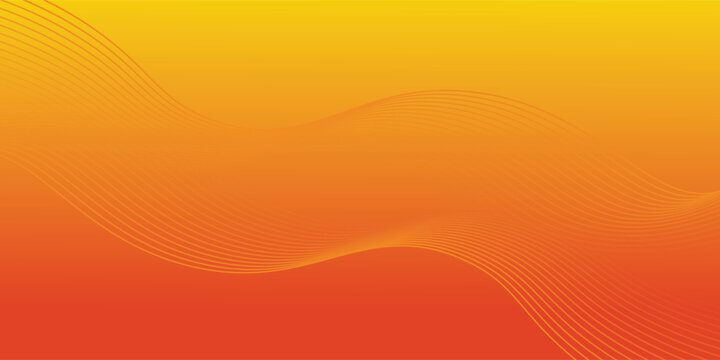 Backgroun orange and yellow Abstack Wave line vector. eps 10
